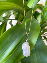 Load image into Gallery viewer, Single Baroque Pearl & Diamonds pendant Necklace