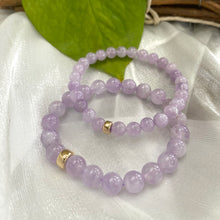 Load image into Gallery viewer, Lavender Amethyst Bracelet in 6 or 8mm, 14K GF