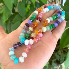 Carica l'immagine nel visualizzatore di Gallery, Rainbow Candy Necklace, Silver