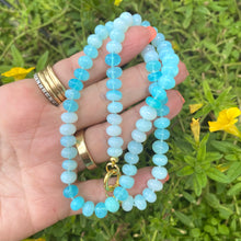 Charger l'image dans la galerie, Sky Blue Opal Candy Necklace, Gold