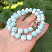 Load image into Gallery viewer, Light Blue Hemimorphite Candy Necklace, Silver