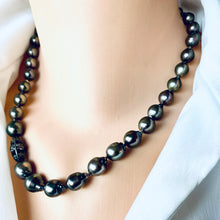 Load image into Gallery viewer, Tahitian Baroque Pearls Champagne Diamond Necklace