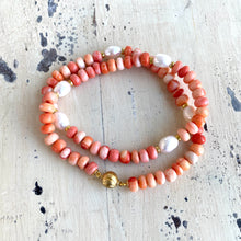 Cargar imagen en el visor de la galería, Fire Red Opal Candy Necklace