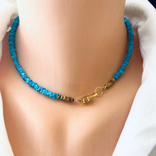 Carica l'immagine nel visualizzatore di Gallery, Turquoise Choker Necklace