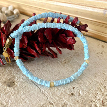 Carica l'immagine nel visualizzatore di Gallery, Blue Peru Opal Choker Necklace