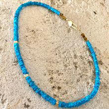 Carica l'immagine nel visualizzatore di Gallery, Turquoise Choker Necklace