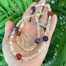 Charger l'image dans la galerie, Citrine Bead Bonbons Necklace