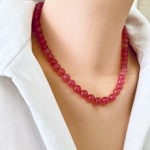 Lade das Bild in den Galerie-Viewer, Cherry, Strawberry Quartz Candy Necklace