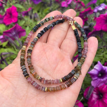 Load image into Gallery viewer, Tourmaline Necklace, 14k GF