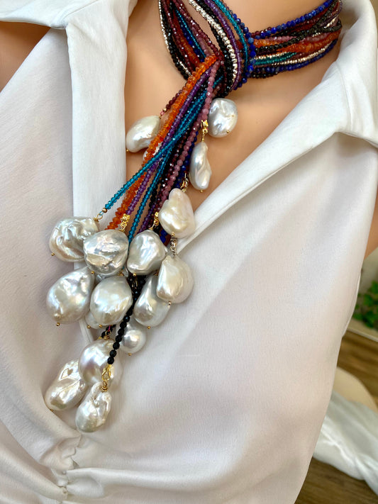 Baroque Pearl Lariat Necklace: Why It’s Trending