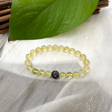 Lade das Bild in den Galerie-Viewer, Lemon Quartz Stretchy Bracelet, 8mm, 7&quot;inches
