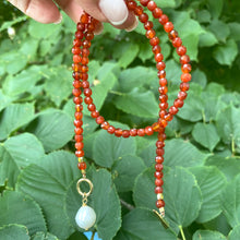 Load image into Gallery viewer, carnelian short necklace
