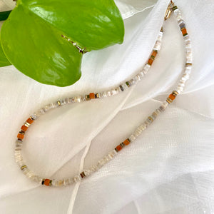 18.5"inches gemstone necklace