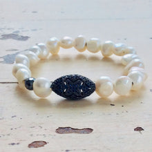 Carica l&#39;immagine nel visualizzatore di Gallery, Star Bracelet set. Pearl Bracelet Stack. Boho Chic Beach Bracelet Set
