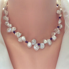 Load image into Gallery viewer, keshi pearls necklace
