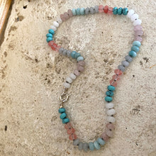 Load image into Gallery viewer, Pastel colors gemstone necklace
