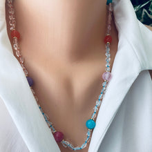Lade das Bild in den Galerie-Viewer, Rainbow Rock Quartz Bonbons Necklace

