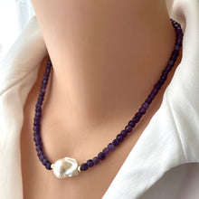 Lade das Bild in den Galerie-Viewer, February birthstone necklace
