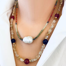 Load image into Gallery viewer, 21&quot;inches citrine necklace
