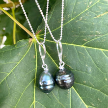 Charger l&#39;image dans la galerie, Tahitian Teardrop Pearl Pendant on Sterling Silver Ball Chain, 20&quot;or 22&quot;inches, June Birthstone
